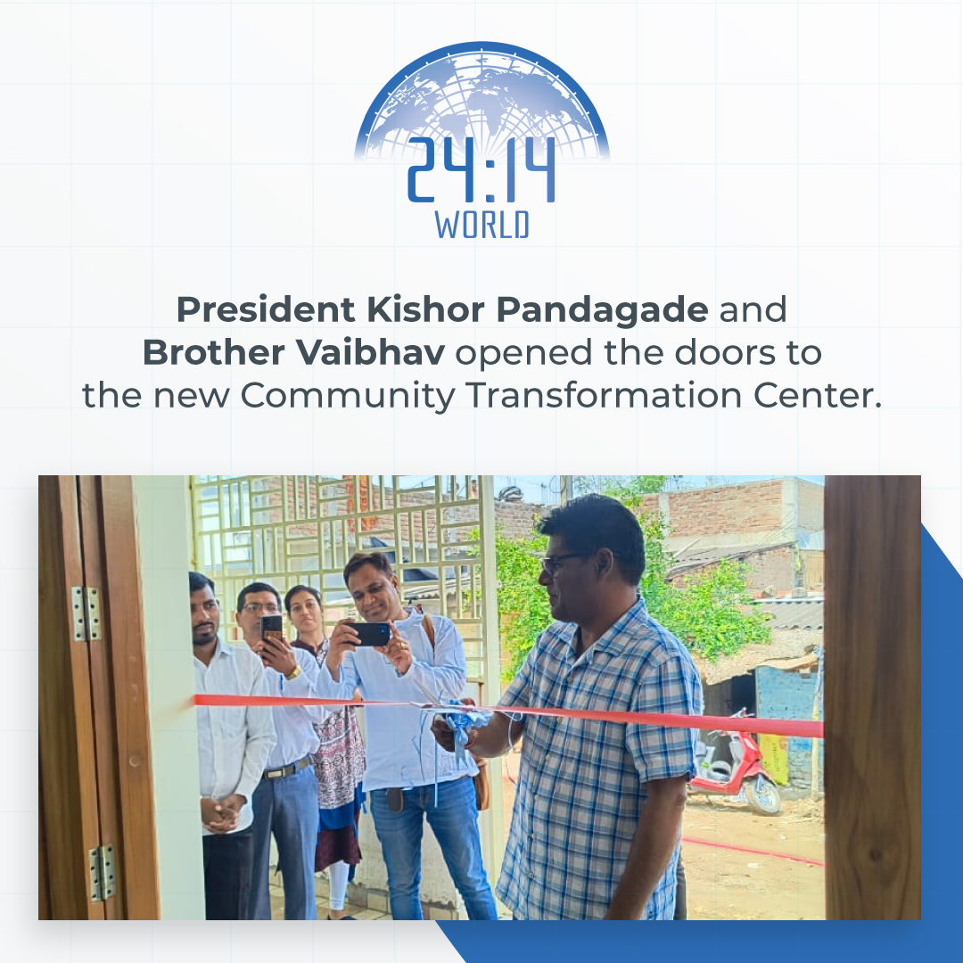 2414world's tweet photo. Kishor Pandagade, President of 24:14 World, proudly inaugurated the Community Transformation Center in Nagpur, India, alongside Brother Vaibhav. This center marks a new chapter in empowering our community
#KishorPandagade #2414world #community #transformationcenter #india #nagpur https://t.co/6SwXSo3ETP