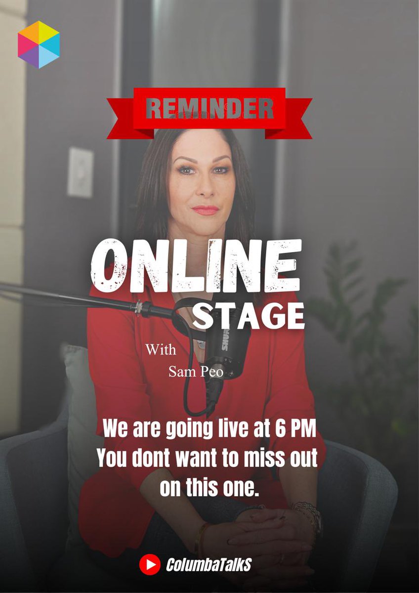 Hey everyone! 🤗 Just a friendly reminder that we're going LIVE tonight at 6pm 🕰️ for an amazing conversation with the incredible Kim Cloete!

 💬 Join us for an evening of inspiration, learning, and fun! 🎉 here's the streaming link; youtube.com/live/v7wA_LFkf…