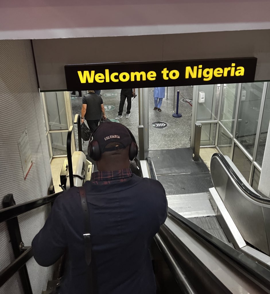 LarryMadowo's tweet photo. “Are Kenyans still protesting,” four different people asked me at the Lagos airport.

“Tell them to keep going, they’re inspiring us in Nigeria,” an older man told me https://t.co/JnzTYwR8CX
