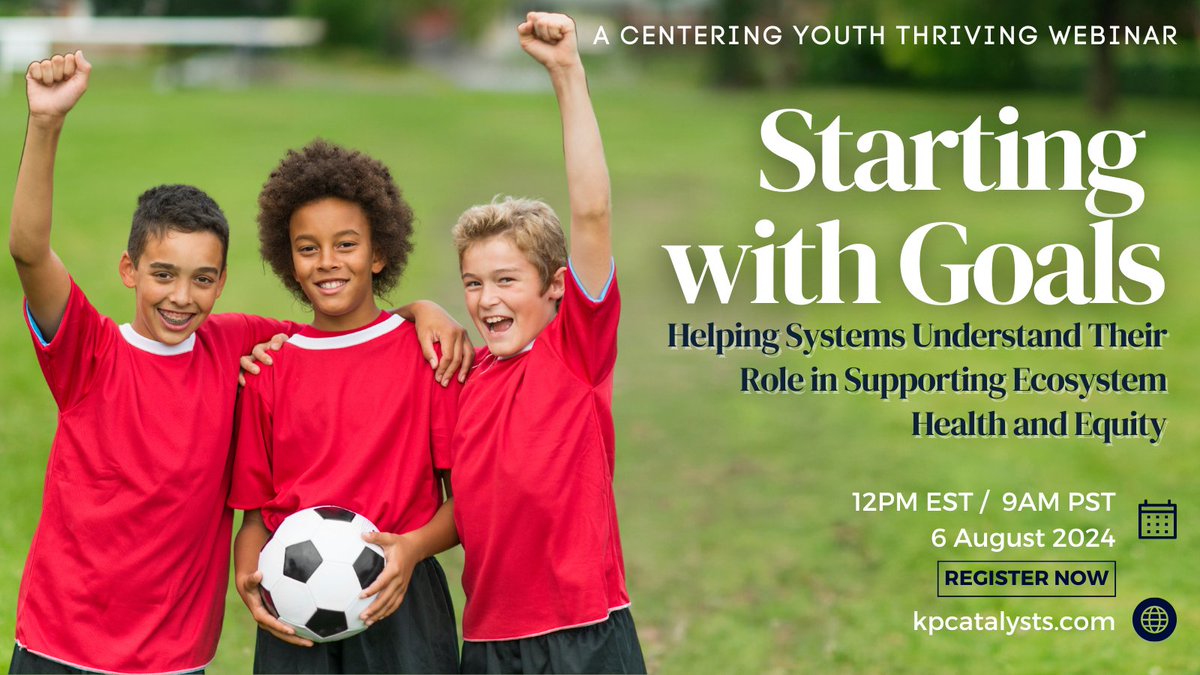 Too Essential to Fail shares the need for "a new education architecture." On Aug 6, @Kpcatalysts webinar w/ <a href="/KarenPittman/">Karen J. Pittman</a> &amp; <a href="/MeritaIrby/">Merita Irby</a> will explore the importance of centering youth thriving &amp; how ecosystems play a critical role. 
Register for webinar bit.ly/4cGXFTZ