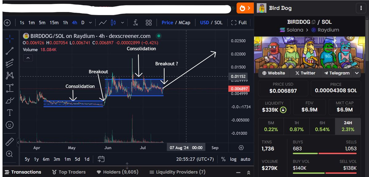 MusicNFTsDegen's tweet photo. You want “Generational Wealth”  

Already exposed to $SOL ?

Buy @SOLbirddog 

The 5th Boy's Club Character will outperform all the #boysclub delta play  

See my thread below- I haven’t sold a single $Birddog 

💎Holding since 500k market cap and floor holding strong at 6.9M💎 https://t.co/Tj1TQUaJKm