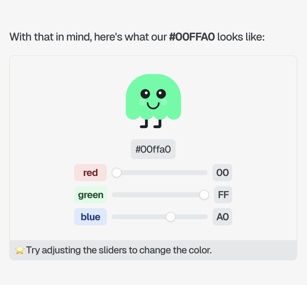 hex colors are actually pretty easy to understand! i made a short, interactive guide for web developers and designers. feedback appreciated!

colorrush dot io / learn