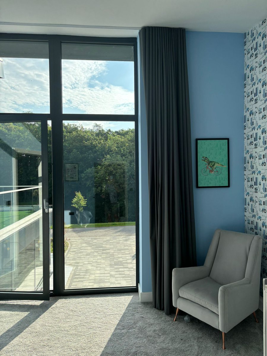 directfabrics's tweet photo. Embrace elegance and modernity with our Infinity Blackout Curtains in the colour Graphite, featuring an 80mm wave heading for a sleek, sophisticated look. 

Check out our next post to see the curtains paired with our Electric Curtain Track! 🤩 

#WaveCurtains #FlameRetardant #Ele https://t.co/pbrEn4EHaF