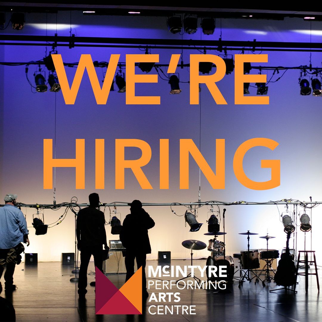We are hiring for a new FT Theatre Technician.

Details here: buff.ly/3Lp1kK3 

Apply by August 1, 2024