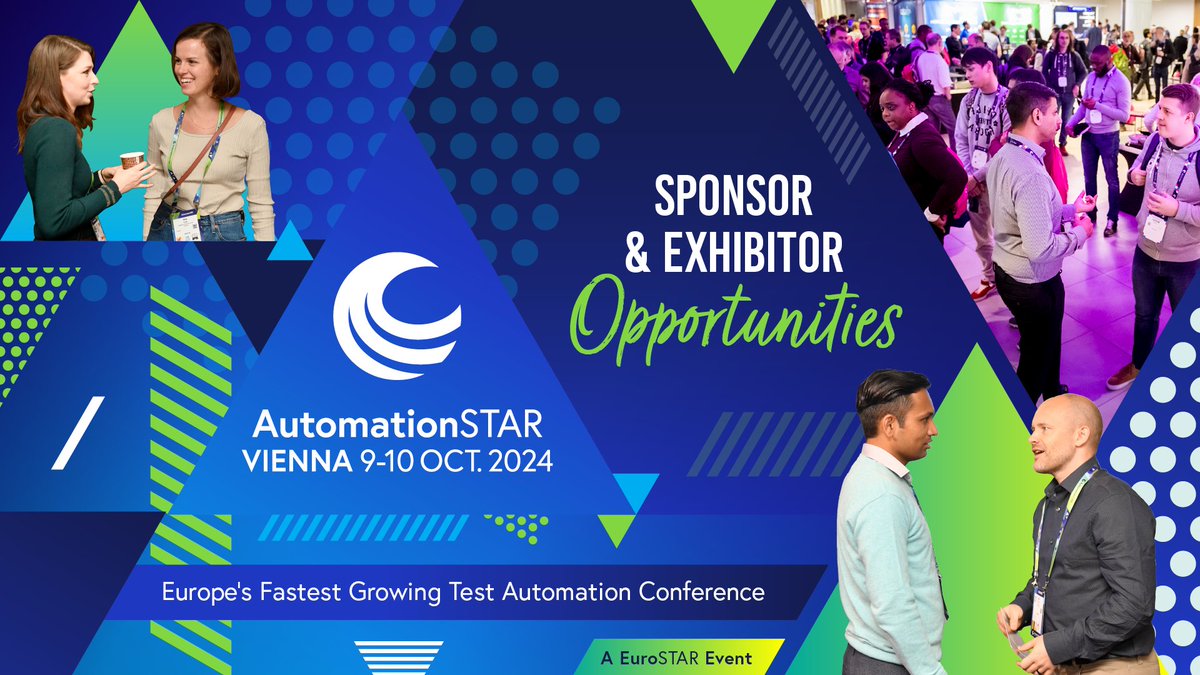 AutomationConf's tweet image. 🔍 Searching for the ultimate platform to unveil your test automation tools? Join us at  #AutomationSTAR2024 EXPO, the biggest in Europe! Prepare to meet lots of potential clients and build brand awareness. Secure your spot now! 📅 Oct 9-10, Vienna. bit.ly/41NN6cQ
