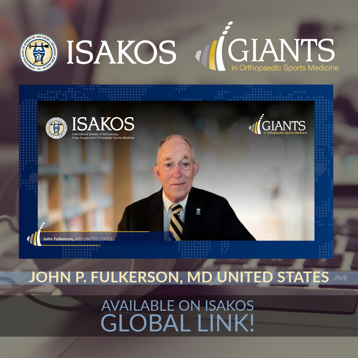 🆕 Giants in Orthopaedic Sports Medicine - John P. Fulkerson, MD UNITED STATES

✨ In this episode of Giants in Orthopaedic Sports Medicine, <a href="/LaurieHiemstra/">Laurie A Hiemstra, MD, PhD, FRCS(C)</a> interviews <a href="/Patelladoc/">John Fulkerson</a> on his life and career. Don't miss this exclusive interview!

🔗 Watch: isakos.com/GlobalLink/Gia…