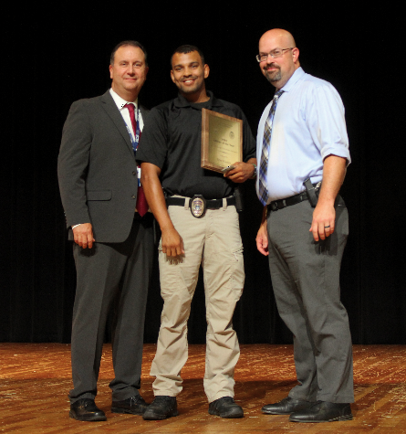 Big shoutout to Officer Tyler Hunley for earing  Officer of The Year! He's a great example of our high standards and duty to our schools. Want a chance to be officer of the year? We're hiring! Call 865-594-3624 or send us a DM for more info!