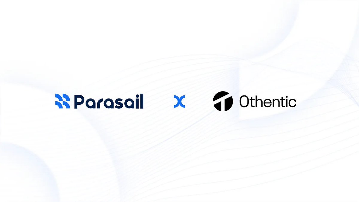 🚀 Parasail is thrilled to announce a strategic partnership with <a href="/0xOthentic/">Othentic Labs</a> to tackle SLA enforcement for DePINs through restaking! This collaboration aims to develop a robust proof of service engine, ensuring reliable services across multiple blockchains.

Read more 👇