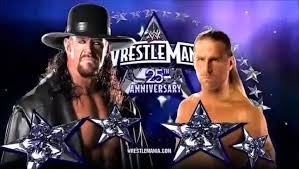 One_Gian's tweet photo. @MrSantiZap The Undertaker vs Shawn Michaels at Wrestlemania 25. I think personally no match will ever be better than this https://t.co/09CNuNDGoA