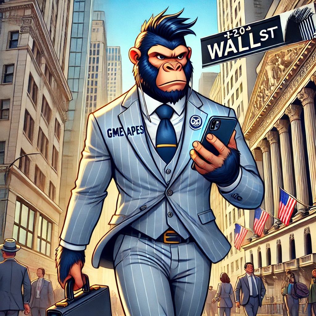 🚀 GME APES presale is gettin' close, apes! 🦍

More details will be given soon!

Alpha traders now's the time to join the community and be part of the biggest Solana meme ever! 💪

GME APES will be a game-changer, no doubt! Get ready to make history with us, apes!

Buy, HODL,