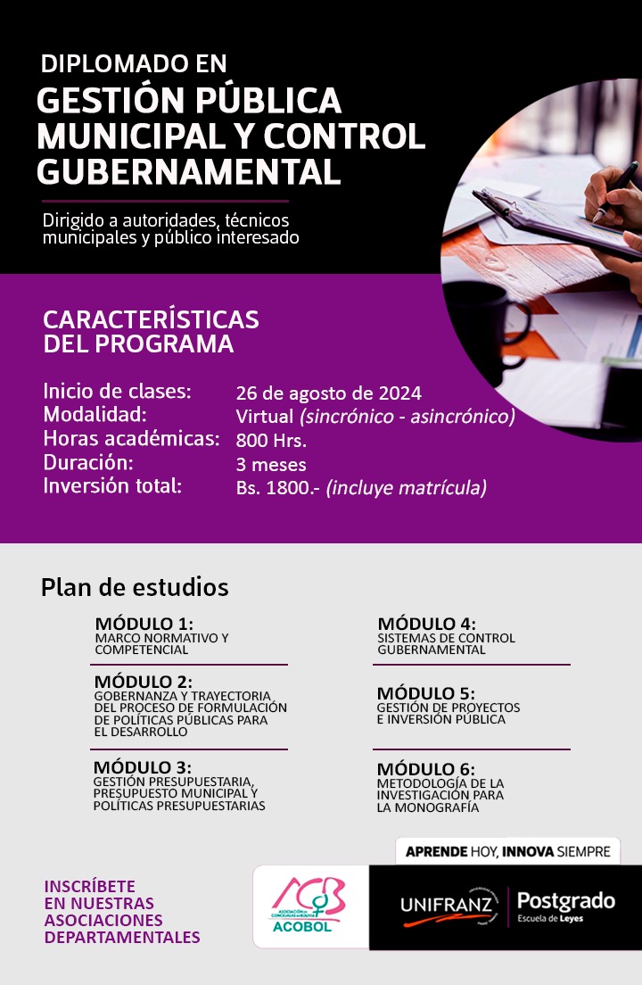 Asociación de Concejalas y Alcaldesas de Bolivia tweet media