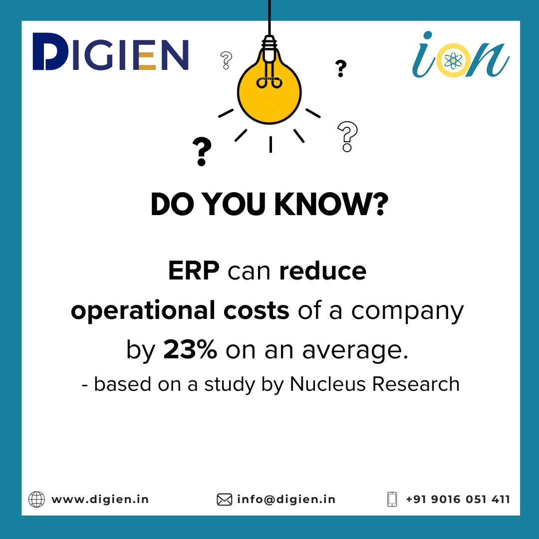 digieninfosoft's tweet photo. 🚀 𝐔𝐧𝐥𝐞𝐚𝐬𝐡 𝐭𝐡𝐞 𝐏𝐨𝐰𝐞𝐫 𝐨𝐟 𝐄𝐑𝐏! 🌟

Ready to see a 𝟐𝟑% 𝐫𝐞𝐝𝐮𝐜𝐭𝐢𝐨𝐧 𝐢𝐧 𝐨𝐩𝐞𝐫𝐚𝐭𝐢𝐨𝐧𝐚𝐥 𝐜𝐨𝐬𝐭𝐬? 💰✨ With ERP, you can transform your business:

#BusinessGrowth #Efficiency #CostSavings #ERP #Innovation #BusinessTransformation #Productivity https://t.co/lDlOodE4eO