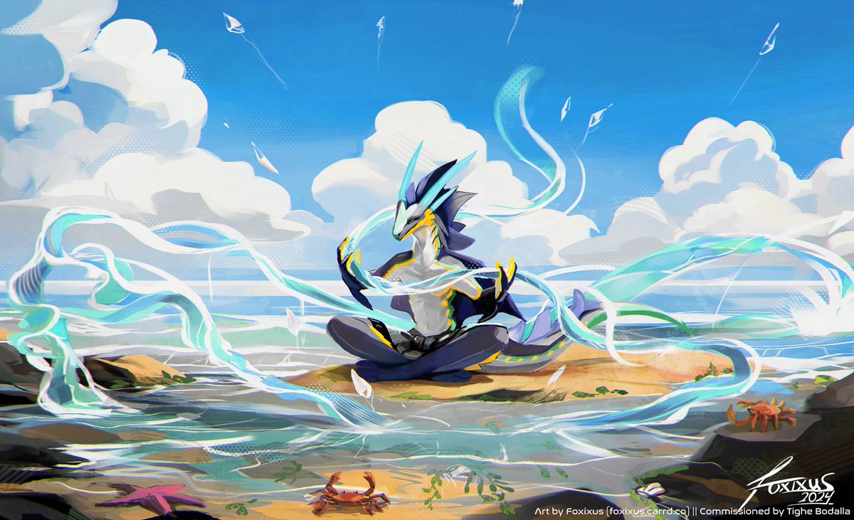 FoxixusArt's tweet photo. Tranquility 🌊 https://t.co/jaVJF8ATMh