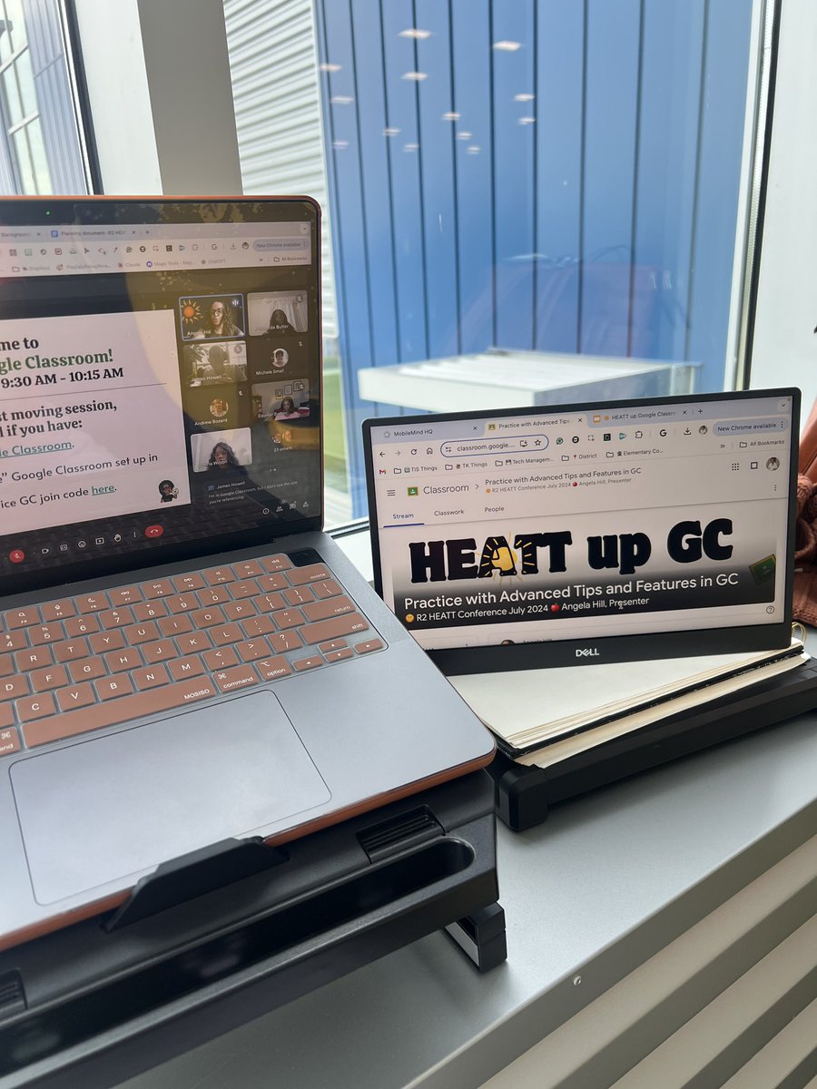 mrstechking's tweet image. Let me tell you, @ProudToBTeacher is a newly Certified Google Trainer and she is 🔥about all things #googleclassroom! Congratulations and thank you for sharing features to help Ts and Ss can use to optimize their Classroom experience! #r2heattup @WHS_Redhawks