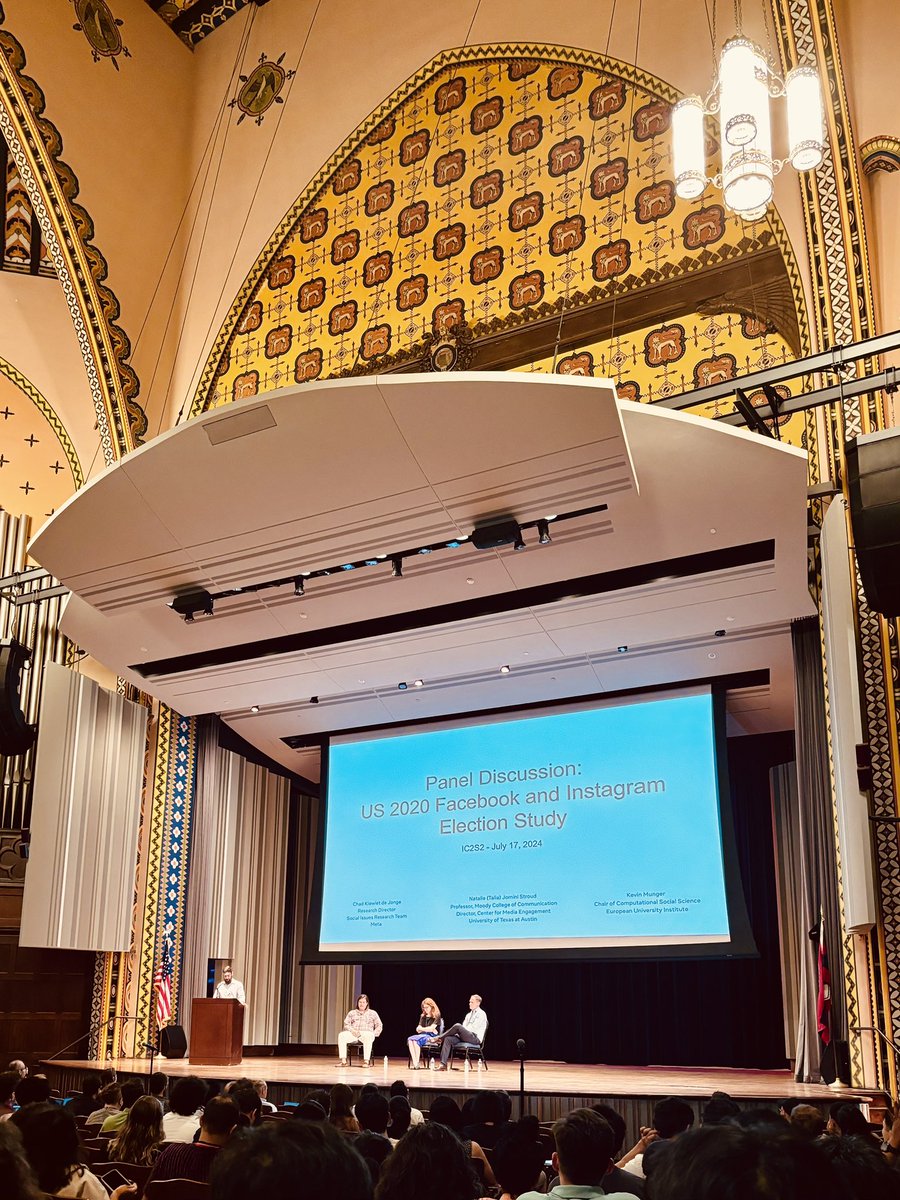 Great presentation and panel discussion on the Facebook studies at <a href="/IC2S2/">IC2S2</a> in Philadelphia, what an impressive work!