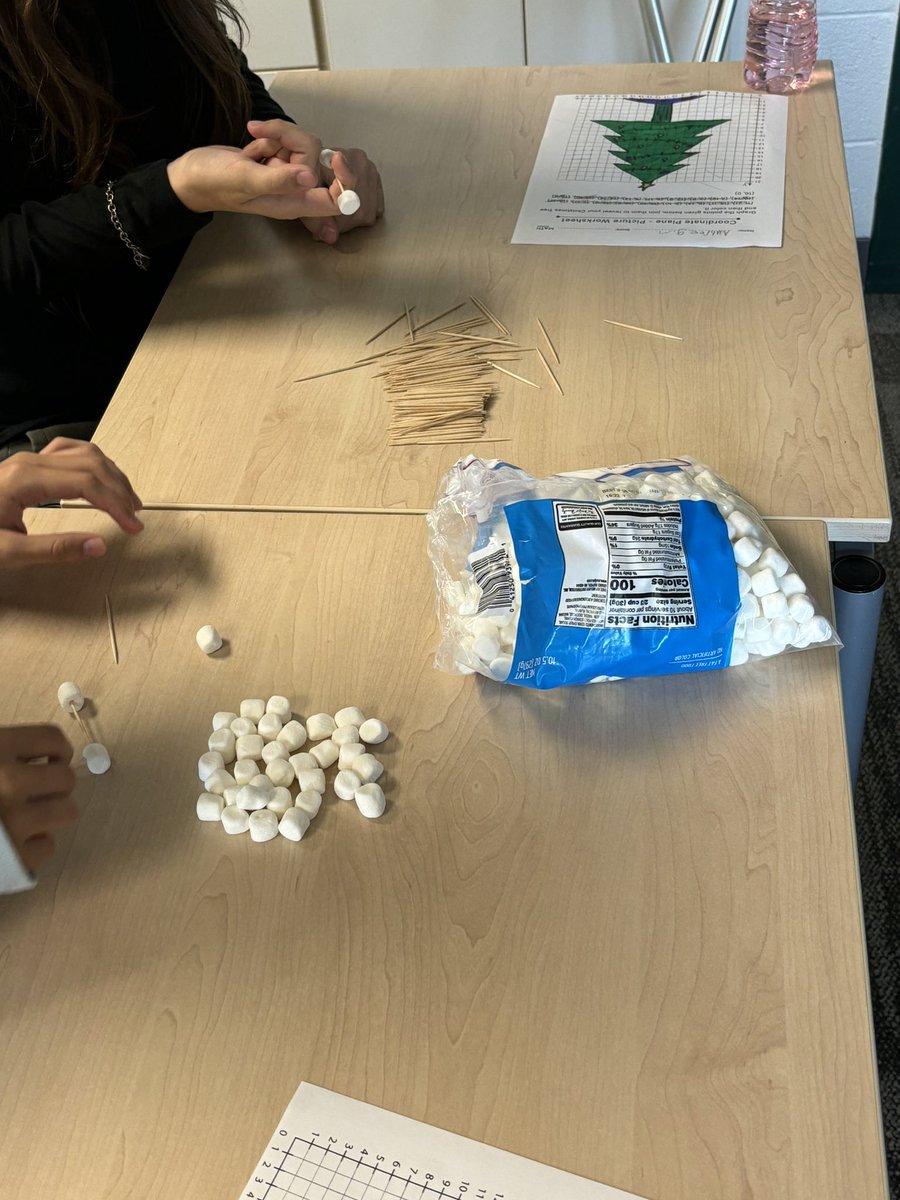 MrsByal's tweet photo. More highlights - making chicken Alfredo and practicing our math skills by scaling recipes! We practiced geometry and built marshmallow towers! https://t.co/E0WNG2aVXk
