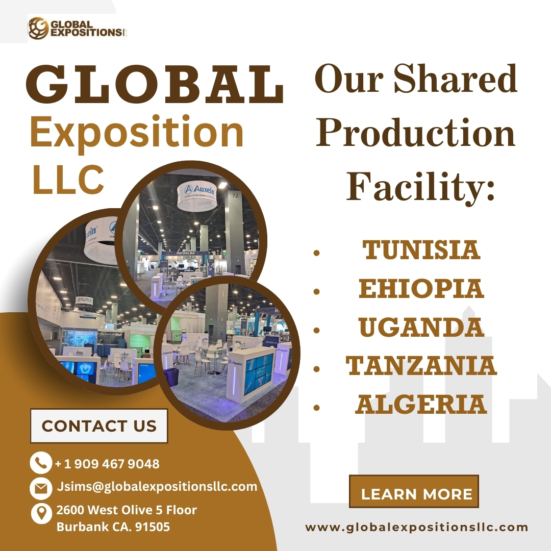 🌍✨ Global Exposition LLC - Expanding Our Global Reach! ✨🌍

#Tradeshowsolutions #laborcompany #GlobalExpositions #Innovation #GlobalExpansion #Africa #SharedProduction #BusinessGrowth #FutureOpportunities #Partnerships #Tunisia #Ethiopia