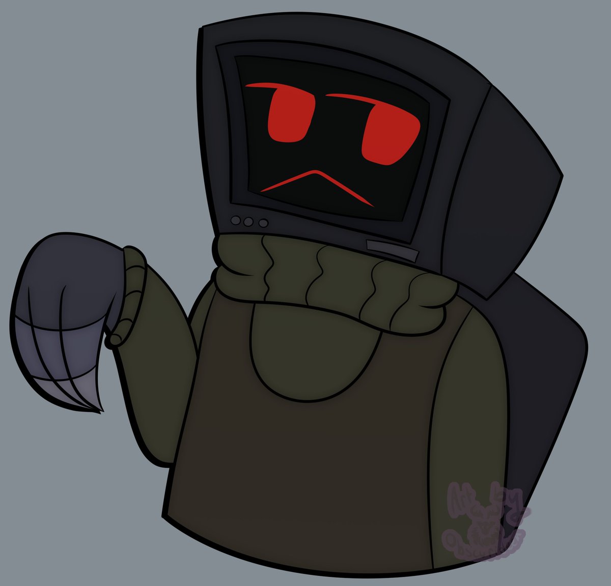 obscurideer's tweet photo. Attack on SurgeFire!
#artfight #artfight2024 #teamseafoam #computerhead https://t.co/7pNJC7nKxB