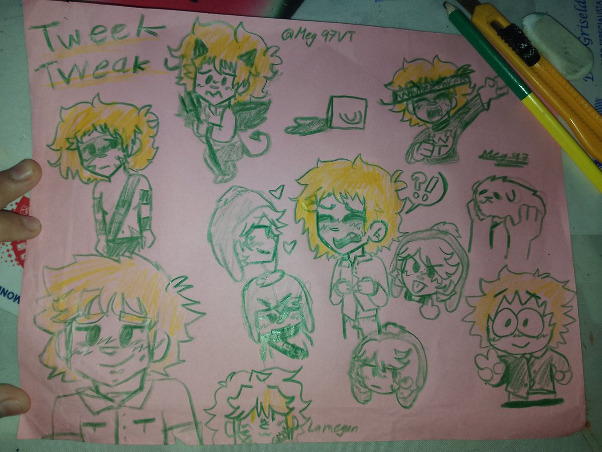 Megan_Jara_97VT's tweet photo. Dibujo random que hice ayer de Tweek #SoutPark #TweekTweak #drawing #Dibujo https://t.co/LU9oQD8ibz