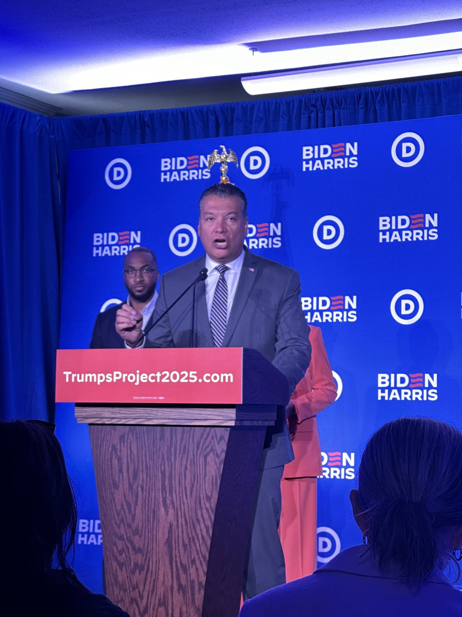 suggswriter's tweet photo. California Sen. @AlexPadilla4CA said he’s not expecting Trump to “tell the truth about his #Project2015 plan” tonight when he takes the stage at #RNC2024 final night.
@theatlantavoice @NNPA_BlackPress https://t.co/lRG1apfb12