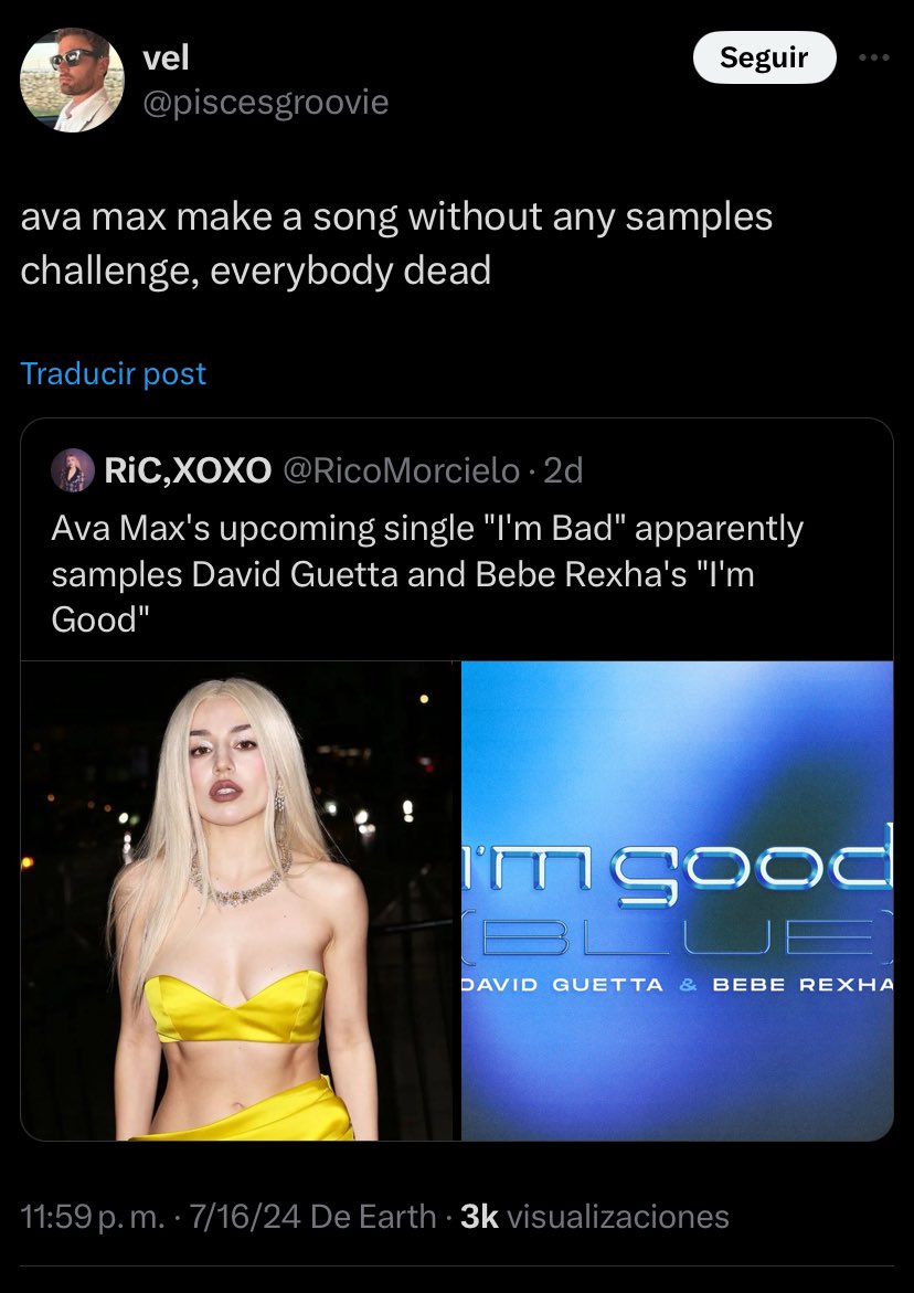 slushieMAX's tweet photo. This is what really hurts Ava's reputation, three avatars hating me for creating an extended version of an snippet with AI saying they are going to hate Ava when literally no one is doing it. https://t.co/GfNRtbTjyC