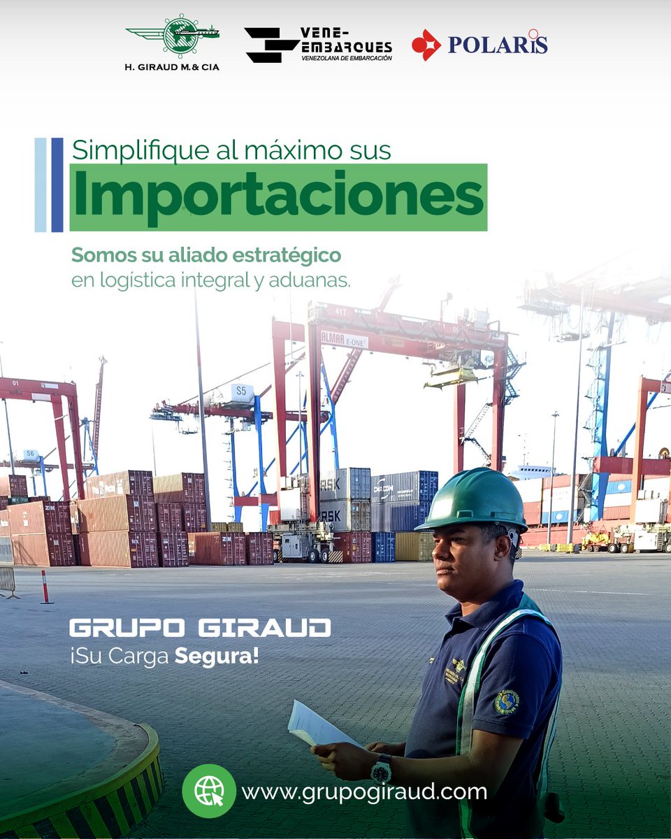 Estamos listos para asesorarle con todo el proceso de documentación para garantizar la nacionalización de su mercancía así mismo ayudarle a optimizar sus operaciones de #importación de la manera más eficiente y segura desde cualquier parte del mundo hasta Venezuela.