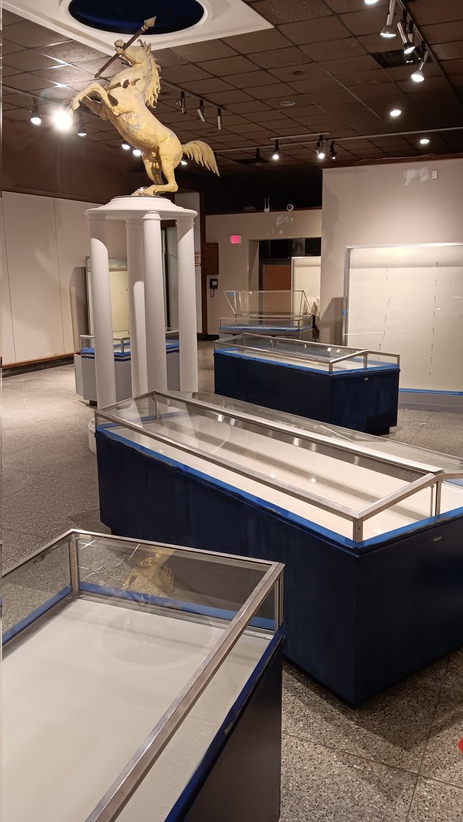 Big exhibit changes underway here!