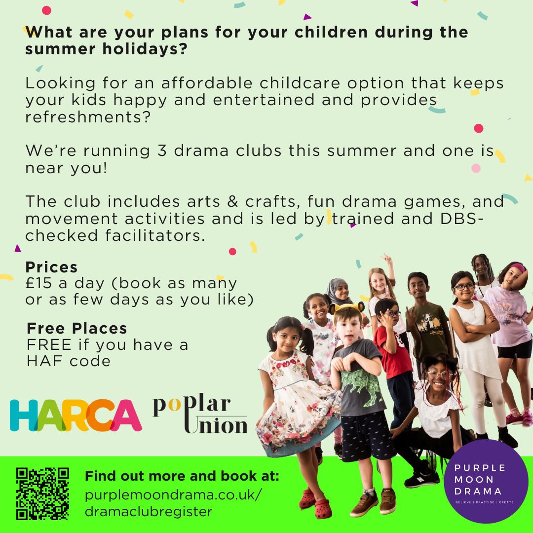 Poplar Union | East London Arts Venue (@poplarunion) on Twitter photo School's Out for the Summer- but we're still here. Check out what our partner <a href="/PurpleMoonDrama/">Purple Moon Drama</a> are doing at PU for children! School's Out for the Summer- but we're still here. Check out what our partner <a href="/PurpleMoonDrama/">Purple Moon Drama</a> are doing at PU for children!