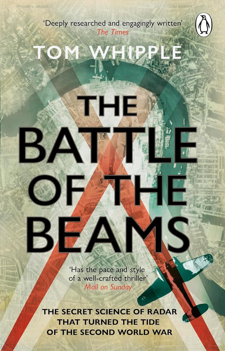 wicho's tweet photo. The Battle of the Beams de @WhippleTom cuenta de forma muy interesante la casi silenciosa batalla que libraron la Luftwaffe y la RAF en los cielos de Europa durante la II GM para hacerse con el dominio y uso de la navegación por radio y del radar. #LecturasWicho https://t.co/jYGwg87FfY
