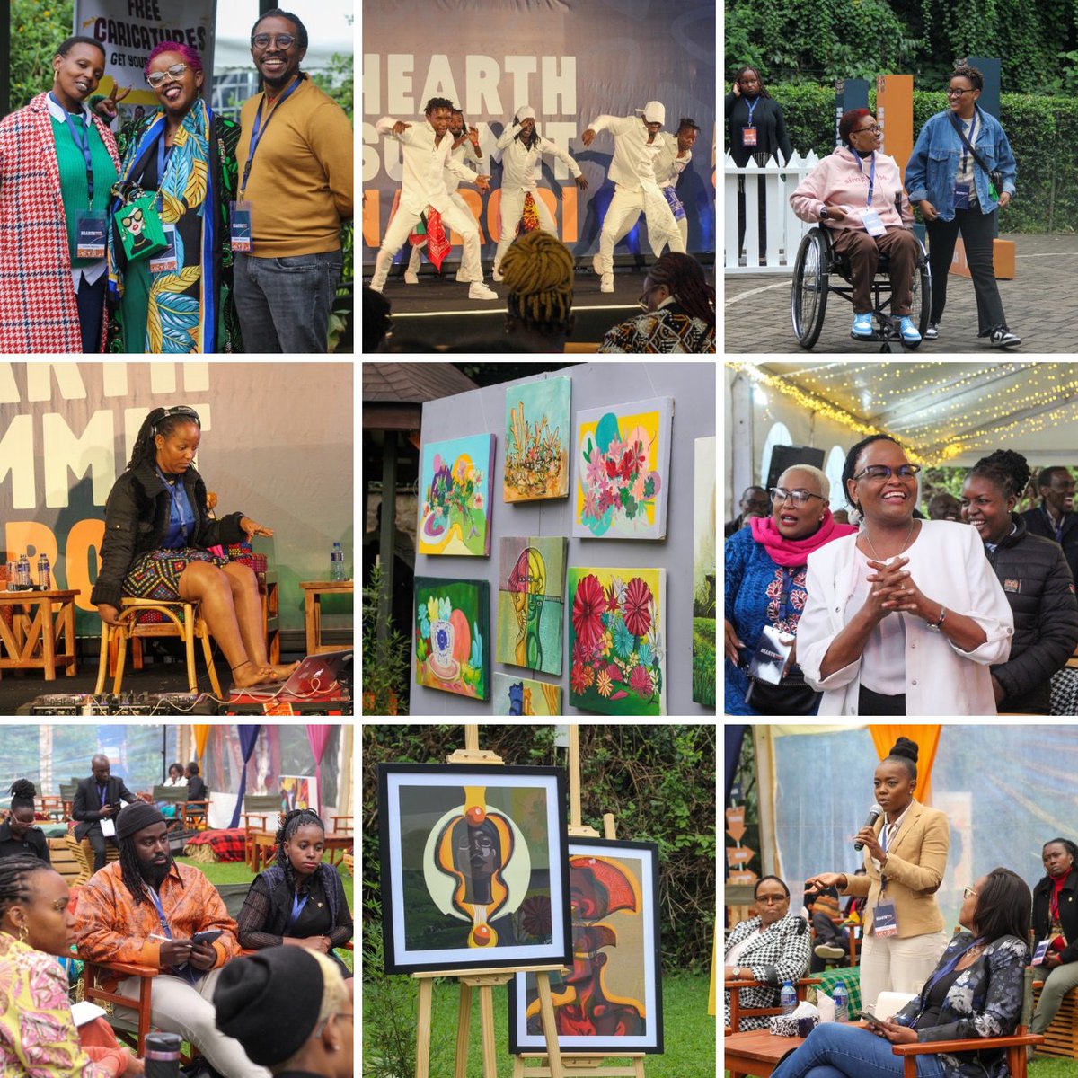 AxumEarth's tweet image. 📸 From our camera roll to you! Day 1 of the Hearth Summit Nairobi has been incredible, with passionate changemakers, immersive workshops, insightful panels, captivating art, and dynamic performances all reinforcing countless ways to nurture individual and collective #wellbeing.