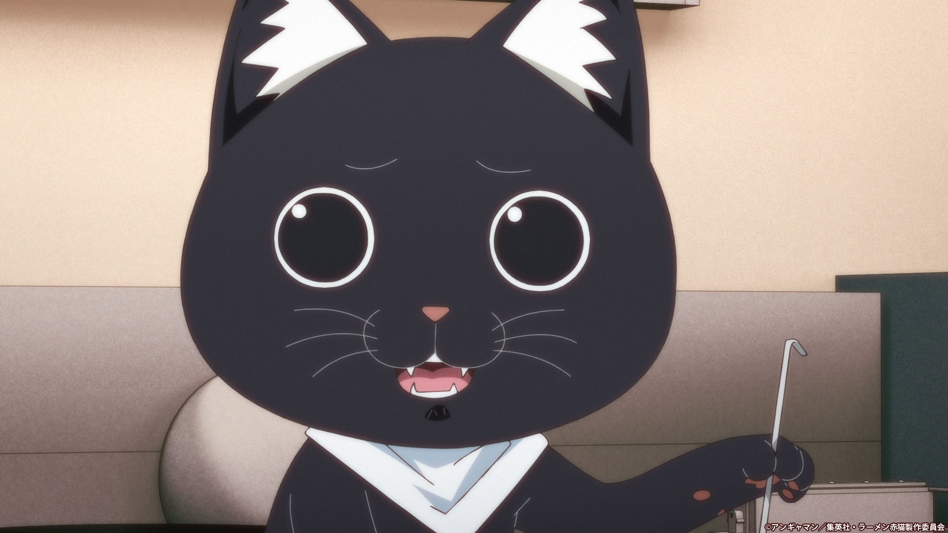 ラーメン赤猫　エニシング前掛け TVアニメ「ラーメン赤猫」 ポーチ付きエコバッグ | MANUFATTO