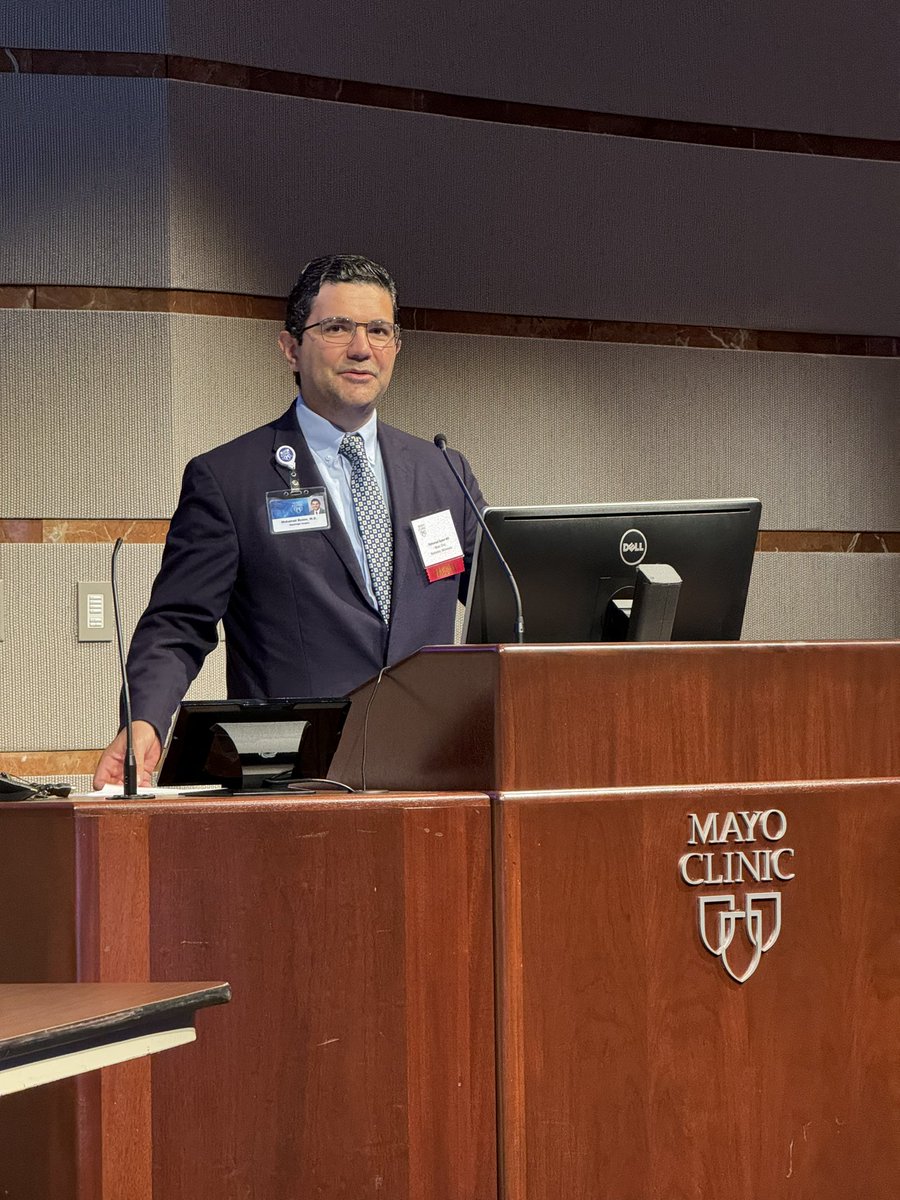 Neuro innovate conference going on now <a href="/MayoClinic/">Mayo Clinic</a> <a href="/MayoClinicNeuro/">Mayo Clinic Neuro</a> under the leadership of <a href="/MohamadBydon/">Mohamad Bydon, M.D.</a>.  Extraordinary speakers and topics that gives us hope that we can find cures and implement new devices and therapies to give our patients hope <a href="/MayoNsgyRes/">Mayo Clinic Neurosurgery Residency</a> <a href="/mayoflnsgyres/">Mayo Clinic Florida Neurosurgery Residency</a>