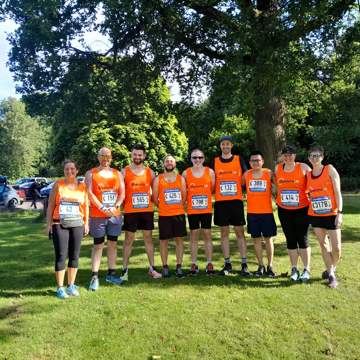 NHSTayside's tweet photo. Well done to a team of ten gastroenterologists from Ninewells took part in the Dundee half marathon on Sunday, 14 July. The team smashed their target and raised over £7,000 for the cancer charity Myeloma UK. The team would like to thank everyone who donated and cheered them on. https://t.co/QXWWFQtaxl