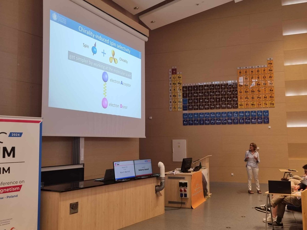 Roberta Sessoli discusses controlling spin qubits by employing CISS effect