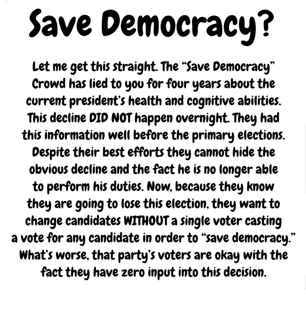 Thor644's tweet image. #SaveDemocracy #Save_Democracy