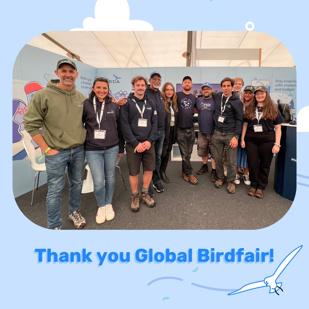 What a weekend! The Birda team had an incredible time at @globalbirdfair and we spoke to so many amazing birders. Thank you to those who came to say hello!

We'd like to say a huge thank you to Global Birdfair 2024 for connecting us all!

#globalbirdfair #birding #challenge #bird