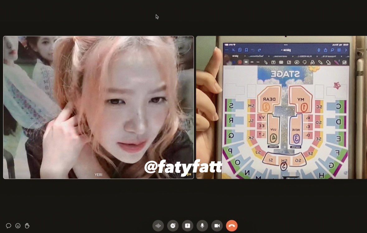 รีวิวคอลไซน์ครั้งแรก ให้ศิลปินช่วยเลือกโซนในคอนหน่อย ตลกกว่าคือเยริบอกด้วยว่าให้ไปโซนไหน55555555 #YERI #예리