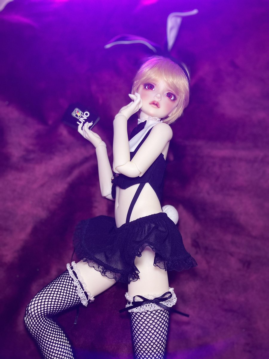 Shire2doll's tweet photo. えとらんぜ（@etrange_doll ）様のバニー水着を購入しました❤

少年ボディでもピッタリ✨これは良い物です♡(*´д｀*)

是非皆様も…👯‍♂

 #えとらんぜおようふく https://t.co/Xc64nlUNqH