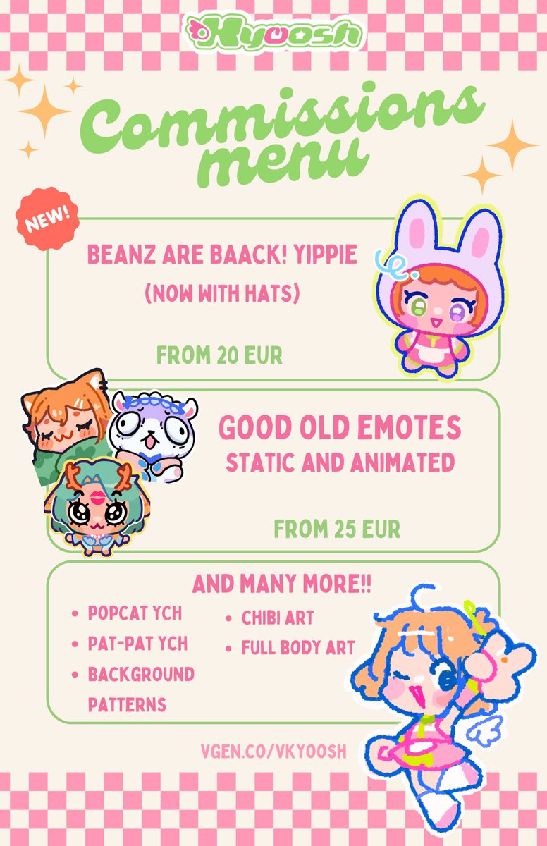 ✨OPENING CОMMІSSІONS FOR AUGUST✨

I'm super excited to work on new projects! ٩(๑∂▿∂๑)۶
Order here⬇️