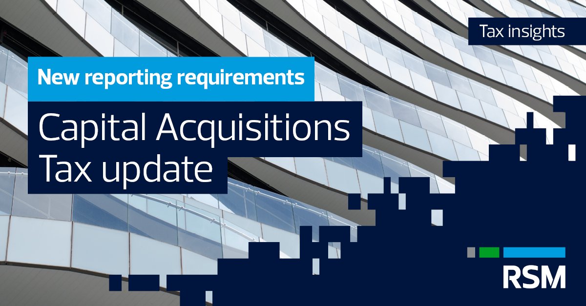 Are you up to speed with the latest Capital Acquisitions Tax reporting requirements for certain interest free loans?

Find out more about the kind of loans this applies to, the definition of a 'close relative' &amp; reporting deadlines here ➡ lnkd.in/e24Anjph

#RSMTaxInsights