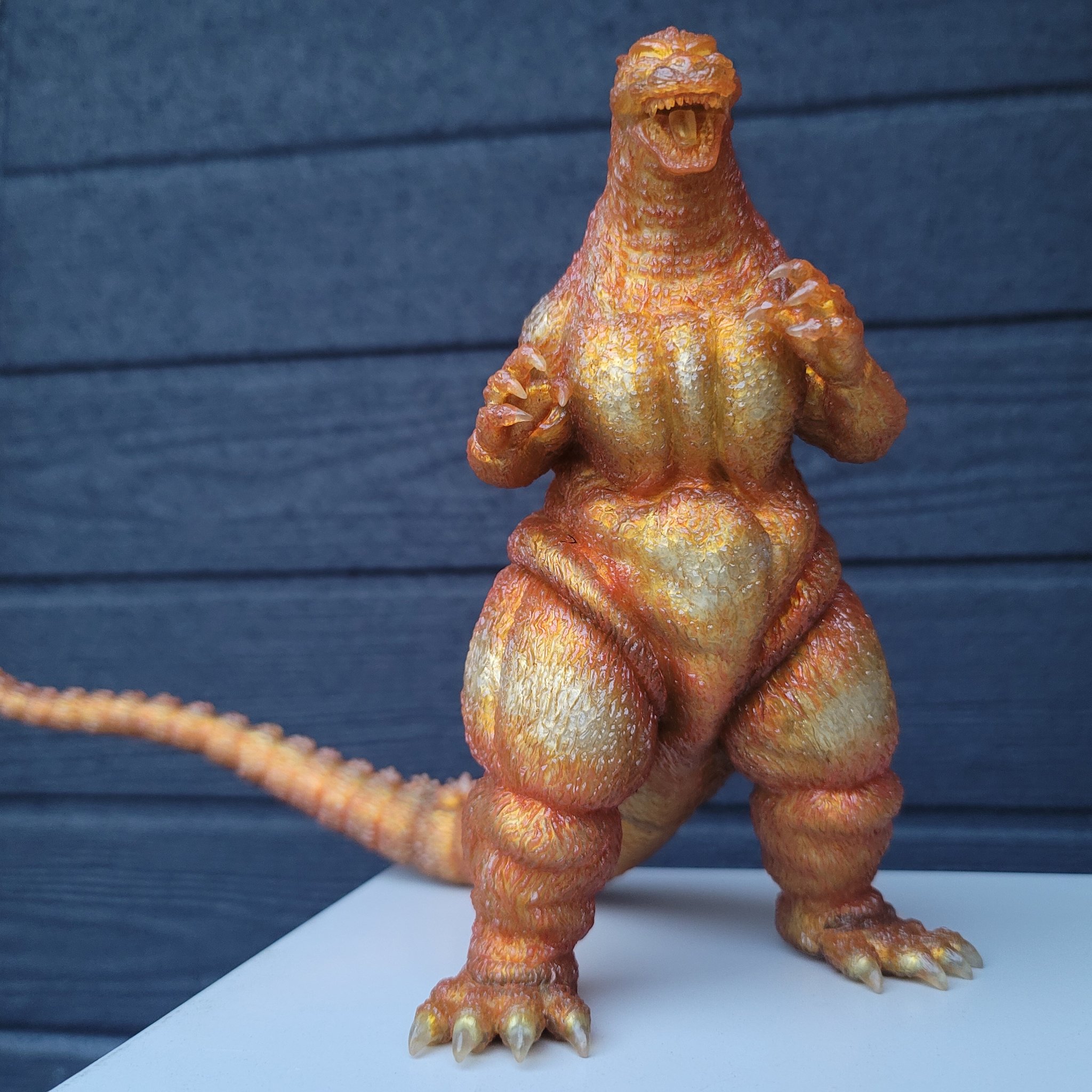 イマージュ　1995 バーニングゴジラ　ガレージキット　完成品　ゴジラ　デスゴジ イマージュ 1995 バーニングゴジラ ガレージキット 完成品 ゴジラVS