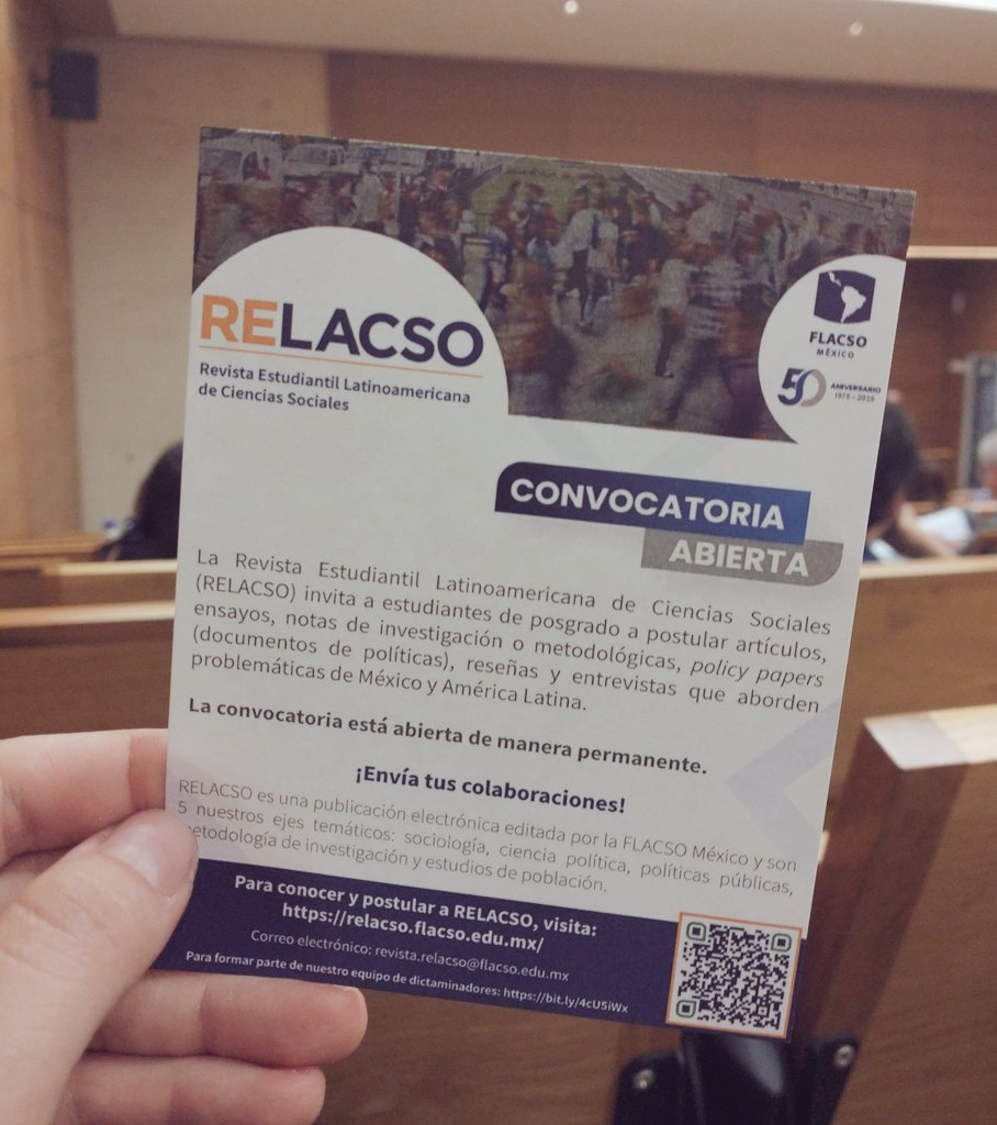 molaraes's tweet image. La Revista RELACSO presente en la reunión de editores de revistas de ciencia política en el Congreso @ALACIP_oficial