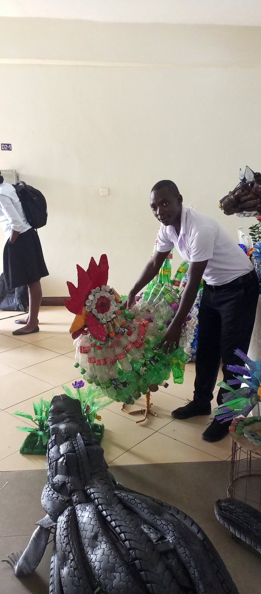 SummitGreen_Co's tweet photo. 🌱 Excited to join Ndejje University’s Annual Research &amp; Innovation Symposium with St. Kizito High School! Summit Green Company empowers communities through sustainable waste management. From plastic recycling to eco-friendly briquettes &amp; food waste recycling. https://t.co/AwBXjlXAnT