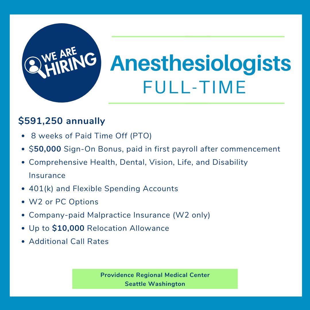 SomniaInc's tweet photo. We have exciting Anesthesiologists positions open in Washington and California, check it out!  

https://t.co/oTM8eQmHaV

https://t.co/8x13YWq9lL

#Anesthesia 
#Anesthesiajobs 
#Hiring
#MDJobs 
#Anesthesiologists https://t.co/L6ZU8CPkI3