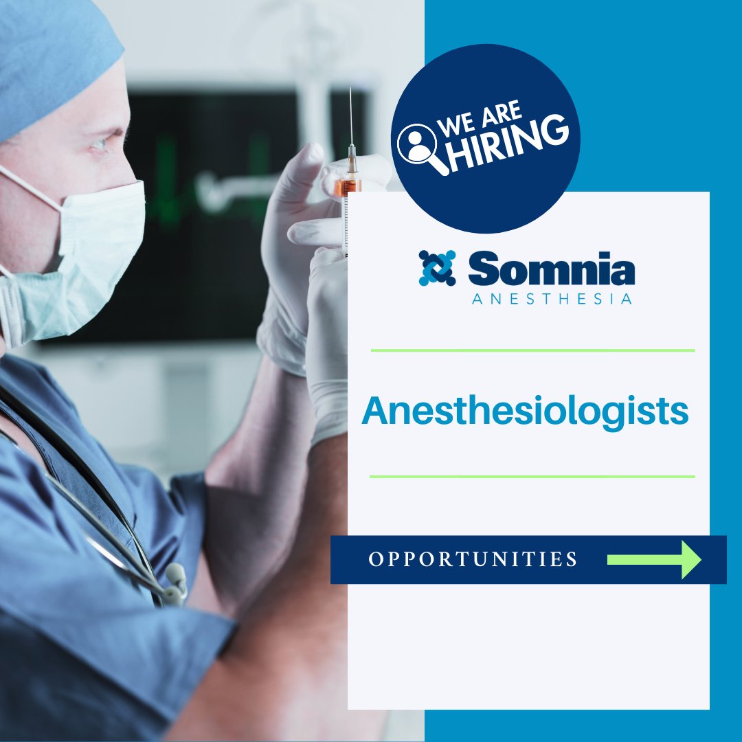 SomniaInc's tweet photo. We have exciting Anesthesiologists positions open in Washington and California, check it out!  

https://t.co/oTM8eQmHaV

https://t.co/8x13YWq9lL

#Anesthesia 
#Anesthesiajobs 
#Hiring
#MDJobs 
#Anesthesiologists https://t.co/L6ZU8CPkI3