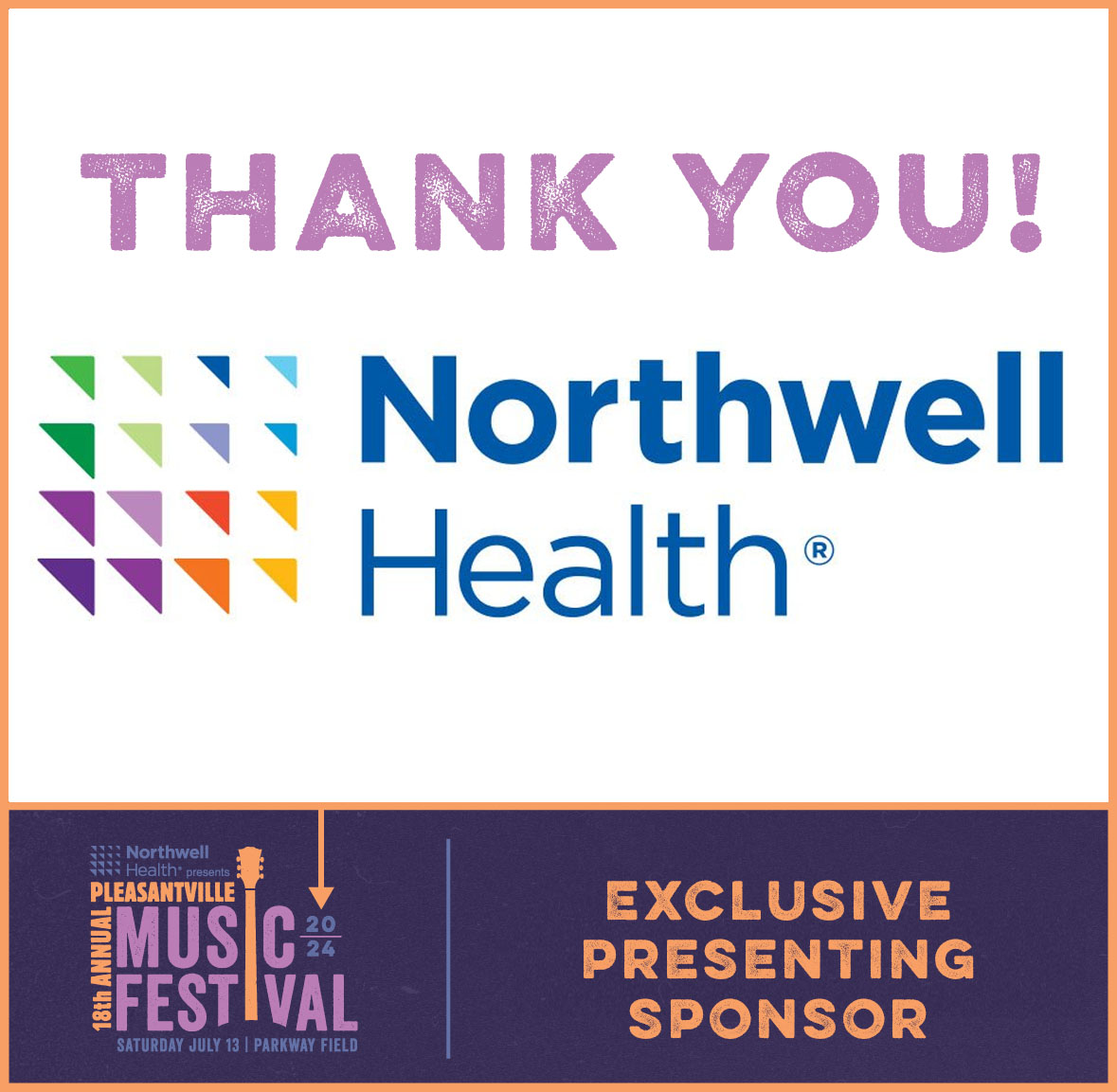PVille Music Fest (@pvillemusicfest) on Twitter photo We would like to extend a huge thank you to the Exclusive Presenting Sponsor of the 2024 Pleasantville Music Festival - <a href="/NorthwellHealth/">Northwell Health</a>! Northwell delivers exceptional, innovative care right in our community. Learn more at: northwell.edu/Westchester
<a href="/phelpshospital/">Phelps Hospital</a> <a href="/NWHospital/">Northern Westchester Hospital</a> We would like to extend a huge thank you to the Exclusive Presenting Sponsor of the 2024 Pleasantville Music Festival - <a href="/NorthwellHealth/">Northwell Health</a>! Northwell delivers exceptional, innovative care right in our community. Learn more at: northwell.edu/Westchester
<a href="/phelpshospital/">Phelps Hospital</a> <a href="/NWHospital/">Northern Westchester Hospital</a>