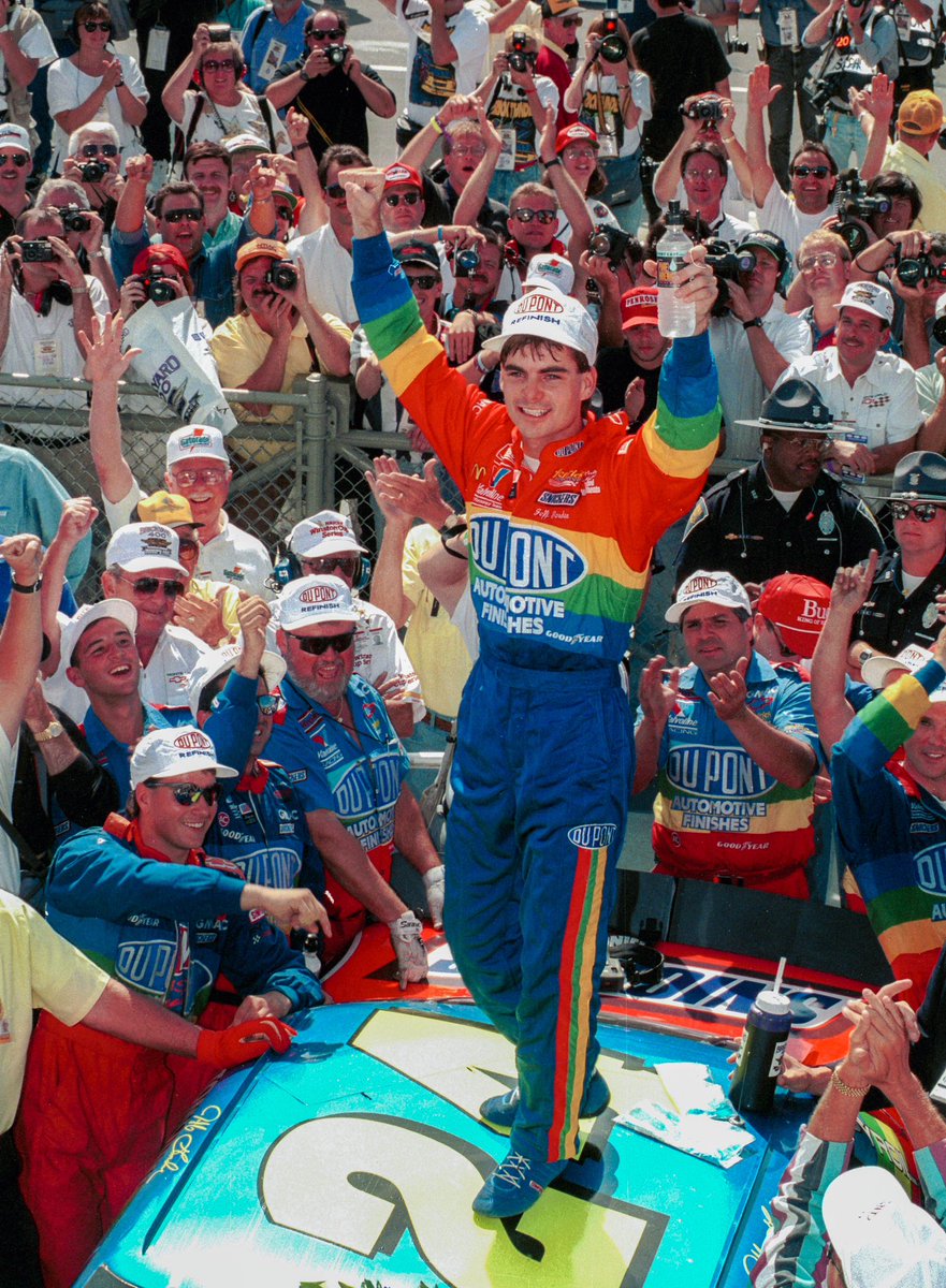 TeamHendrick's tweet photo. Memory lane! #brickyard https://t.co/YjmOJaYjTx
