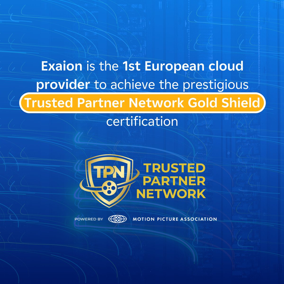 balyeli_fatih's tweet photo. ☁️ #Exaion provides #3Dcloud solutions for the M&amp;E industry, tailored to users' specific needs ⚡​ Partnering with @nvidia and PROGISS, we offer top-notch #digital workstations in the #cloud ​🔐 ​#TPN certification guarantees the #security of our infrastructure @3DVF https://t.co/X5CRJvgYN1