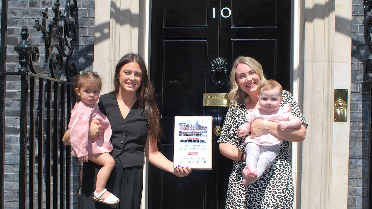 The major political parties have previously said they want to close the health gap.

That's why we're here today, alongside some of the babies &amp; families involved in our campaign. We want to see action from the new government to act on the building blocks of health and wellbeing.