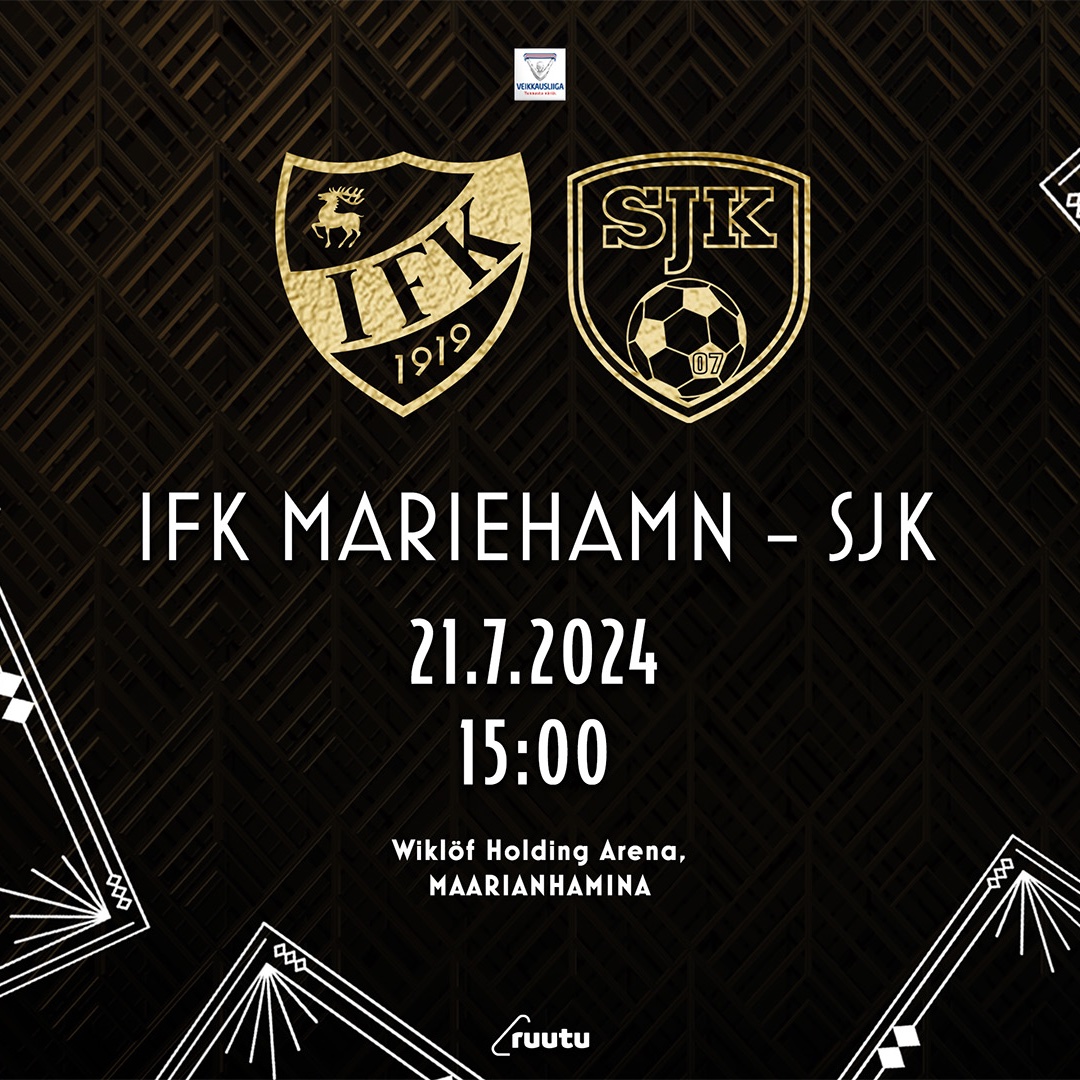 SJK_Seinajoki's tweet photo. Sunnuntaina jatketaan Veikkausliigan merkeissä Ahvenanmaalla, jossa SJK kohtaa IFK Mariehamnin! Lue otteluennakko: https://t.co/8MqW98pWTU
#meidänkerho #IFKM #veikkausliiga https://t.co/o3VSUE8hiO